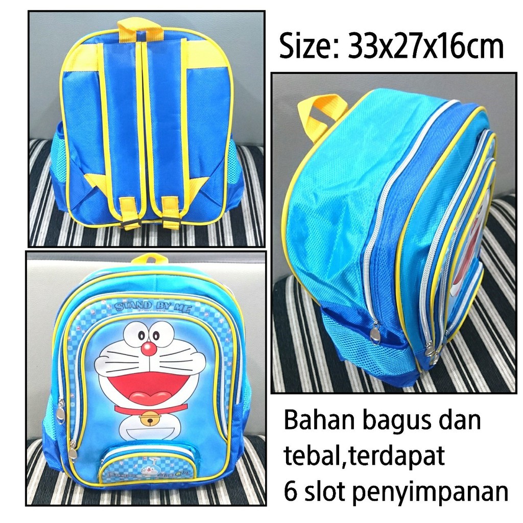 tas ransel Doraemon 12&quot; TK tas ransel sekolah DTK