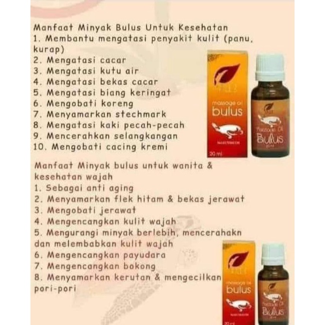 MINYAK BULUS SR12 . Menyembuhkan luka,panu,Tahi lalat hidup,memperbesar PD dan MR.P