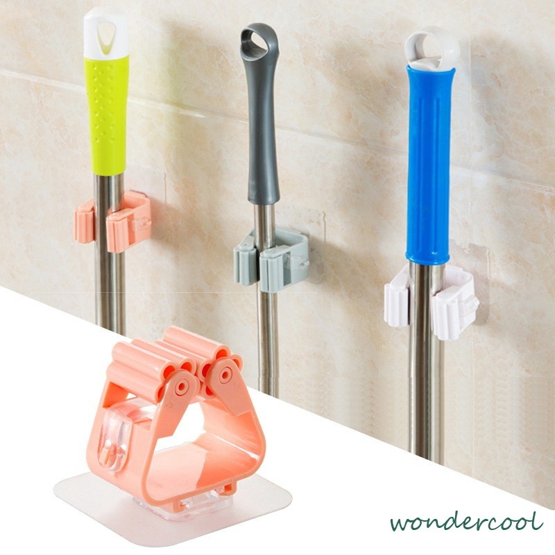 Kamar Mandi Mop Hook Broom Storage Rack Payung Stand Rak Penyimpanan Tahan Air-Won