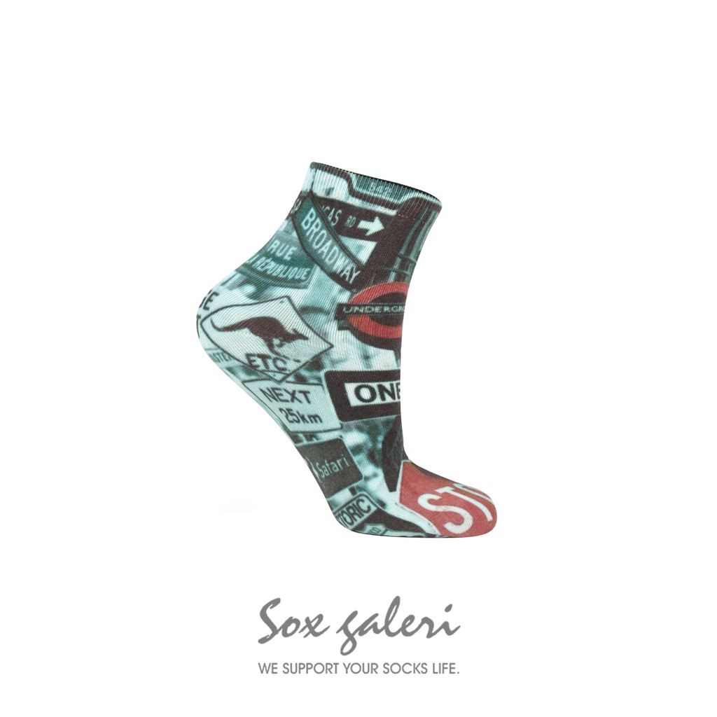 SOX GALERI/kaos kaki wanita/printing sock/kaos kaki fashion