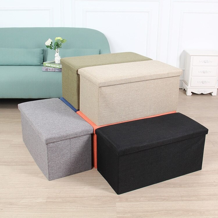 TaffHOME Sofa Kotak Penyimpanan Barang Foldable Storage 76 x38 x38 cm - L1705