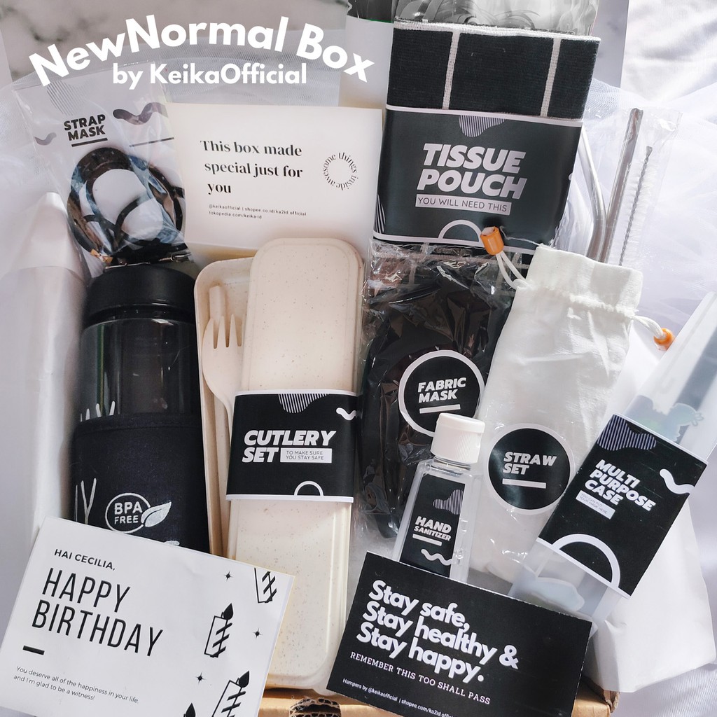 New Normal Kit Box | Hampers NewNormal Corona Set Gift Paket Kado Ultah