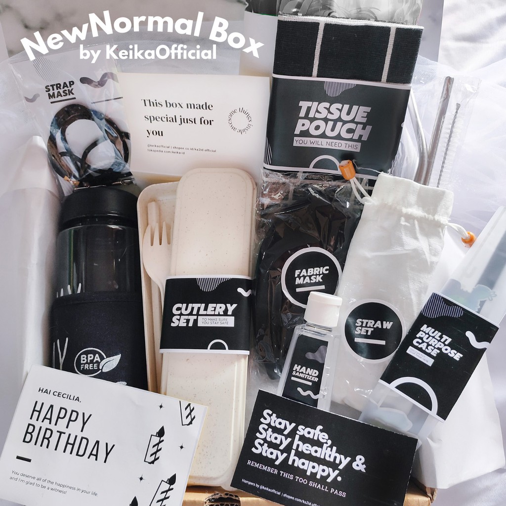  New  Normal  Kit Box Hampers NewNormal Corona Set Gift 