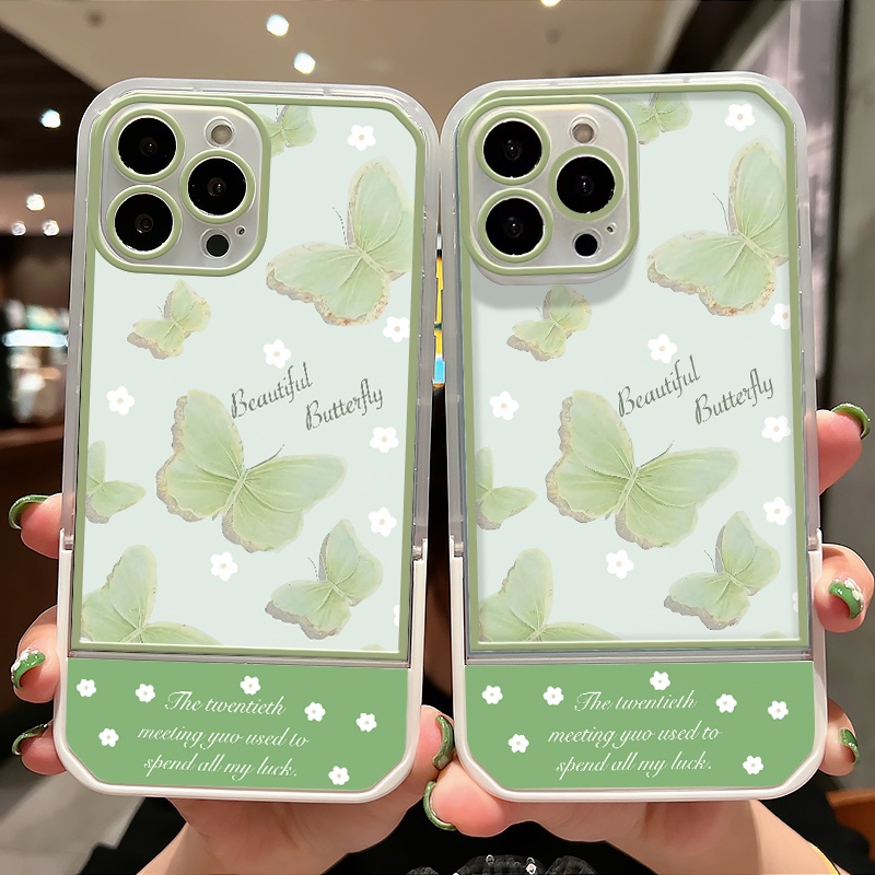 Butterfly Soft Case TPU Transparan Motif Kupu-Kupu Untuk iPhone 12 13 Se 2020 6 6S 7 8 Plus X XS XR 11 Pro Max