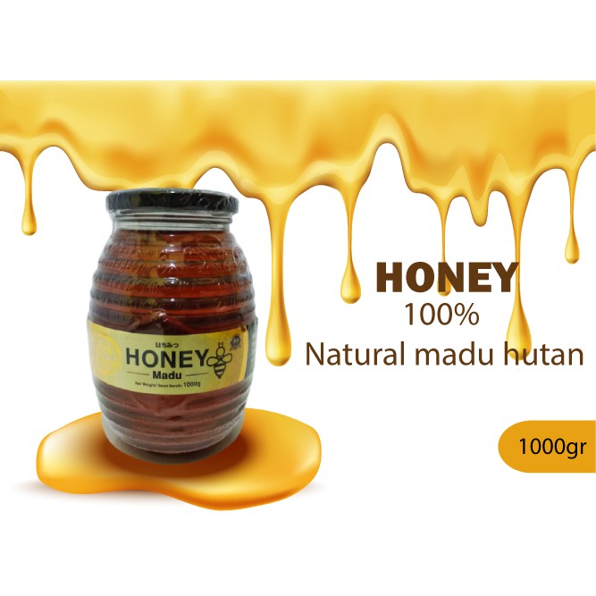 

Madu asli hutan 1kg(manis)asli&murni 100%