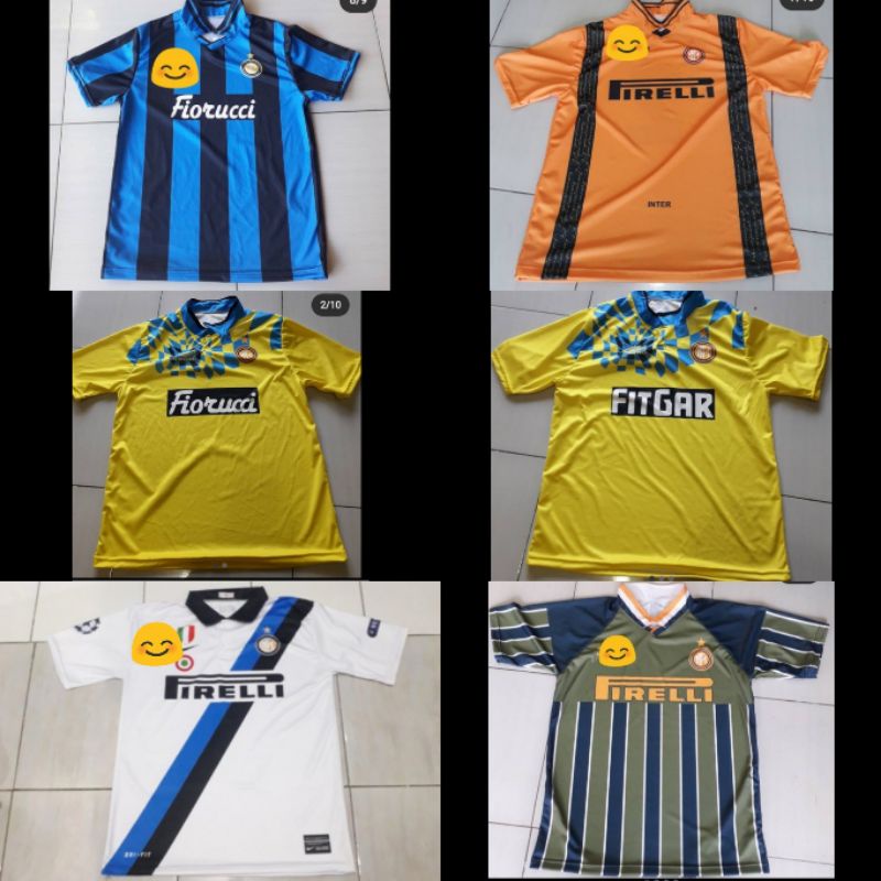 Jersey Inter 1991/1992 Third Retro/Jersey Inter 1992/1993/1994 Third/Jersey Inter 1994/1995 Home/Jer