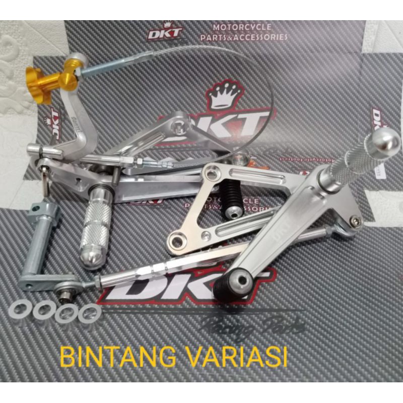 Paket footstep Underbone Dkt Non disc Plus seling Paha rem i ninja 150 R & RR