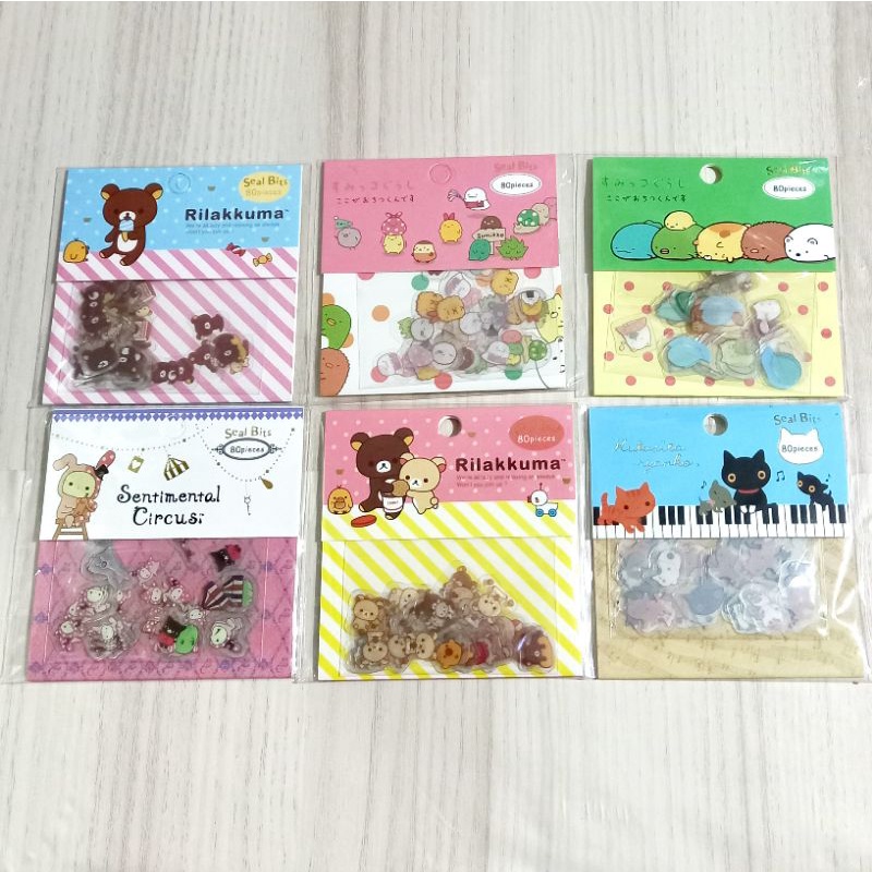 

80Lembar stiker motif lukisan lucu untuk dekorasi diary / planner / notebooks