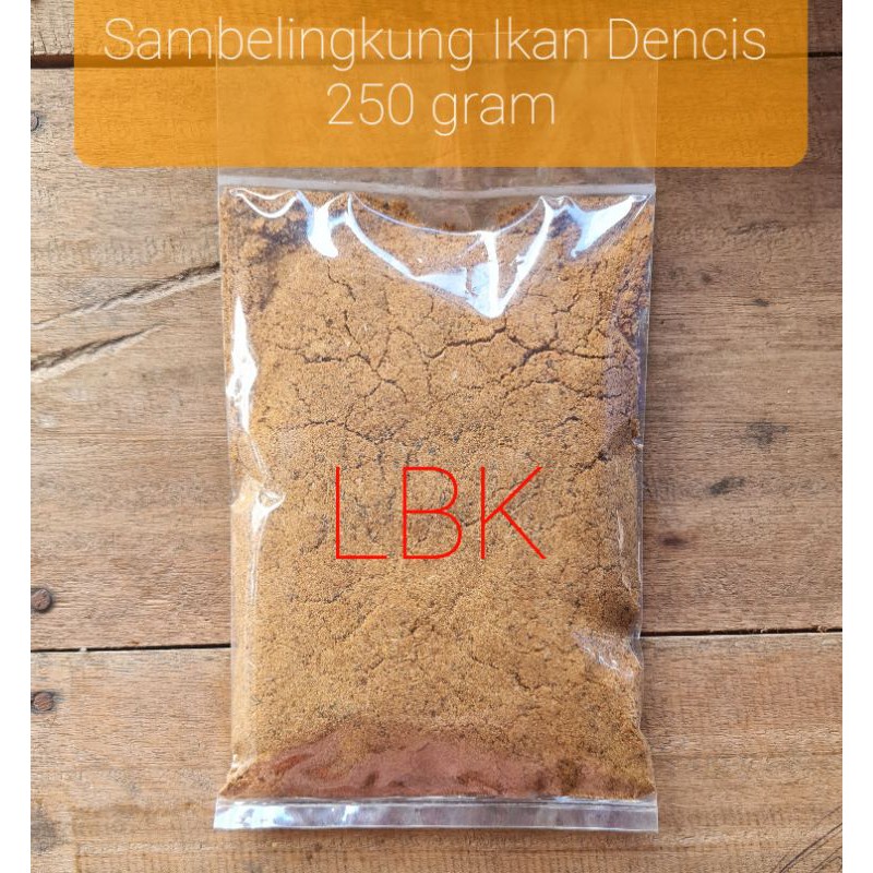 

Sambelingkung Ikan Dencis / Abon Ikan Dencis / Abon Bangka 250 gram