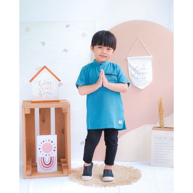 Koko Anak Katun Madina Neeca Kiddos Size 1-5 Tahun Murah