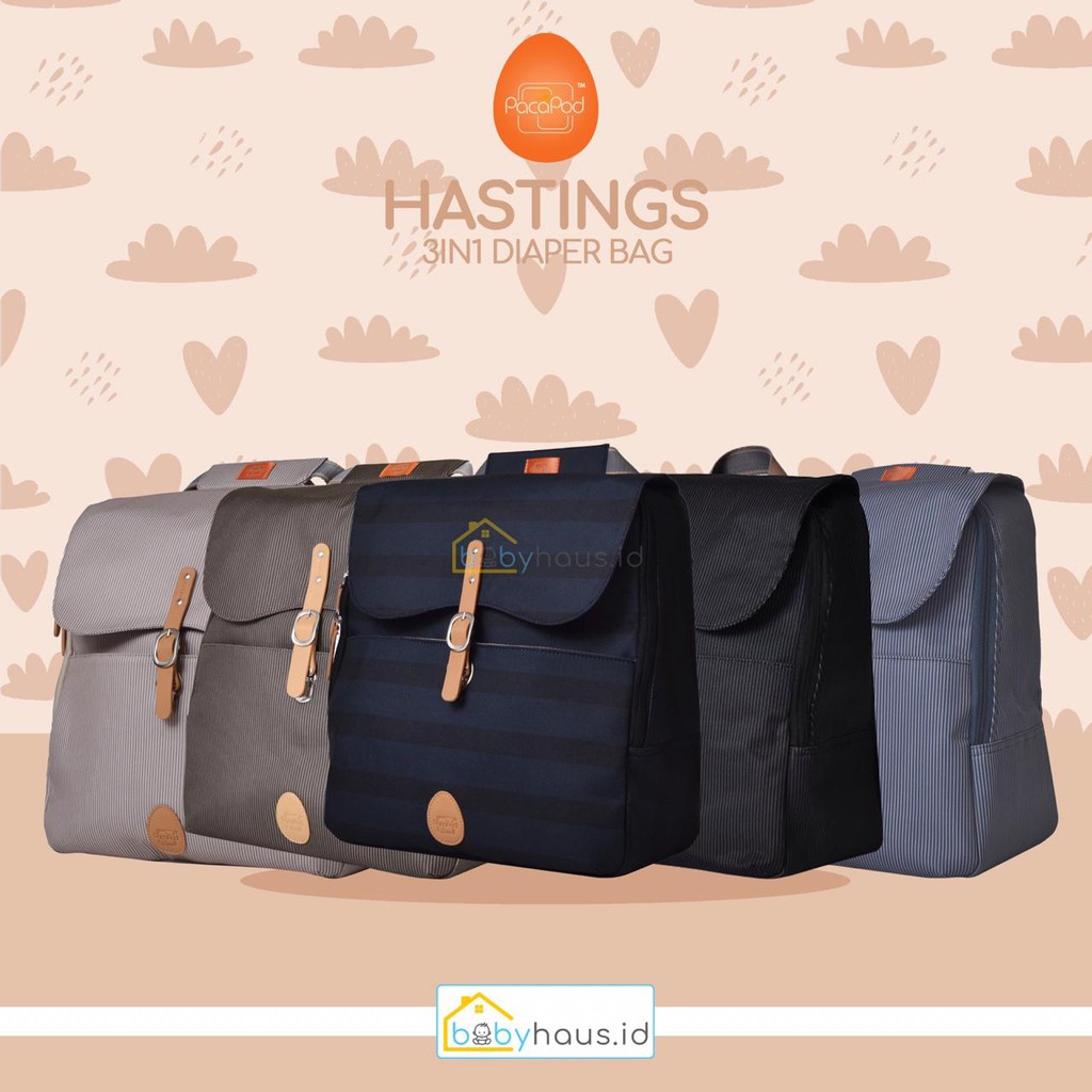 pacapod hastings diaper bag