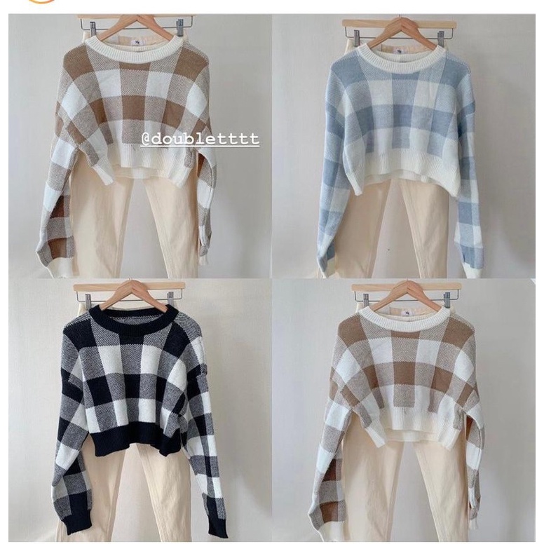 JENNI KNITE SWEATER | SWEATER WANITA KOREAN | SWEATER RAJUT