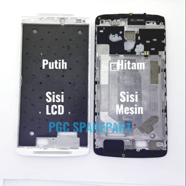 Original Frame Tulang Tengah LEN Vibe K4 Note / A7010 A7010a48 / A7010 a48 - Bezzel Bejel Bezel Temp