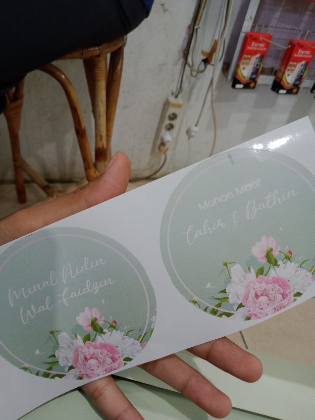 5 Set Stiker Gable Box Design Soft