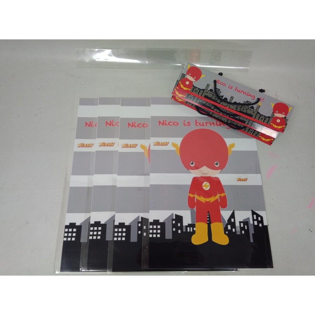 

plastik snack flash / kantong snack custom flash / plastik snack karakter flash