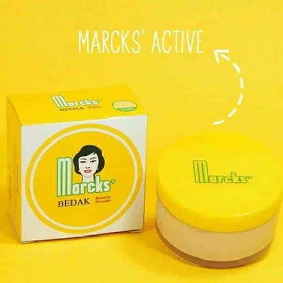 ✿ELYSABETHME✿ Marcks bedak tabur ACTIVE bahan kaca loose powder by kimia farman hasil natural untuk harian