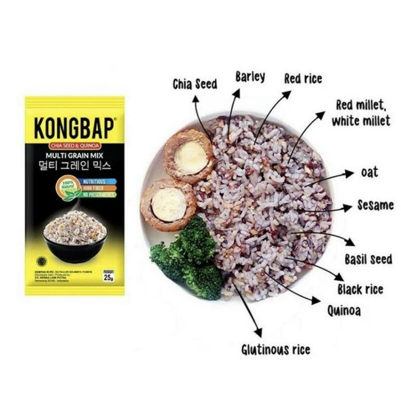 Kongbap Multi Grain Mix For Rice 150gr (6 x 25g)