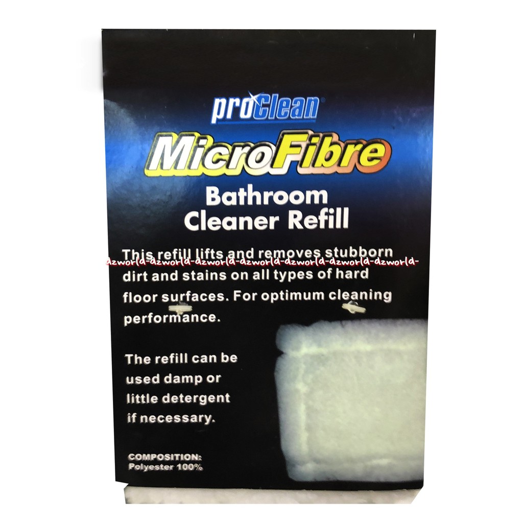 Proclean Microfiber Bathroom Cleaner Refill Isi Ulang Kain Lap Toilet