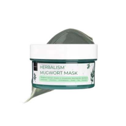 [COD] Scarlett Whitening Herbalism Mugwort Mask Perawatan Kulit Berminyak Mencegah Jerawat &amp; Komedo - ORIGINAL BPOM