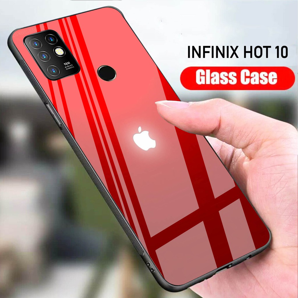 Case Infinix Hot 10  (Softcase Glass Kaca) Infinix Hot 10 (Case Hp) Infinix Hot 10 (S01)