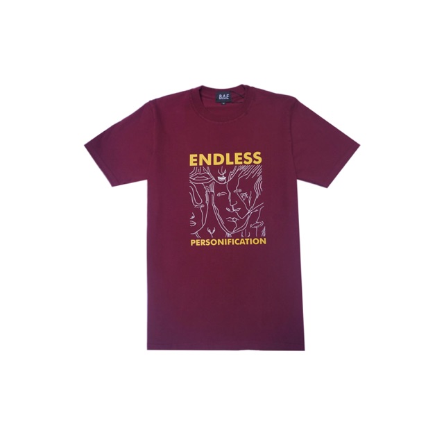 

Bae T-shirt Endless Personification Maroon