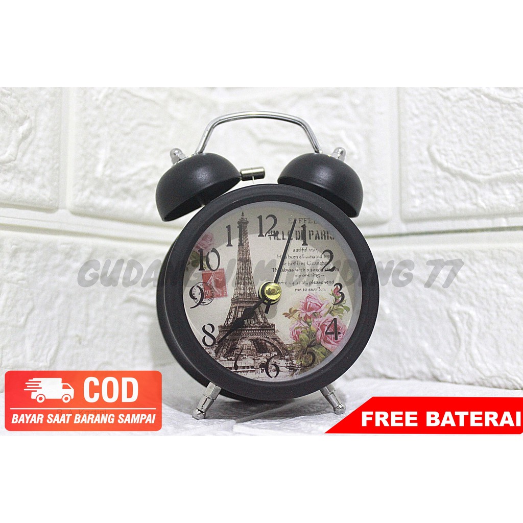 Jam Weker Kring Alarm Meja Murah