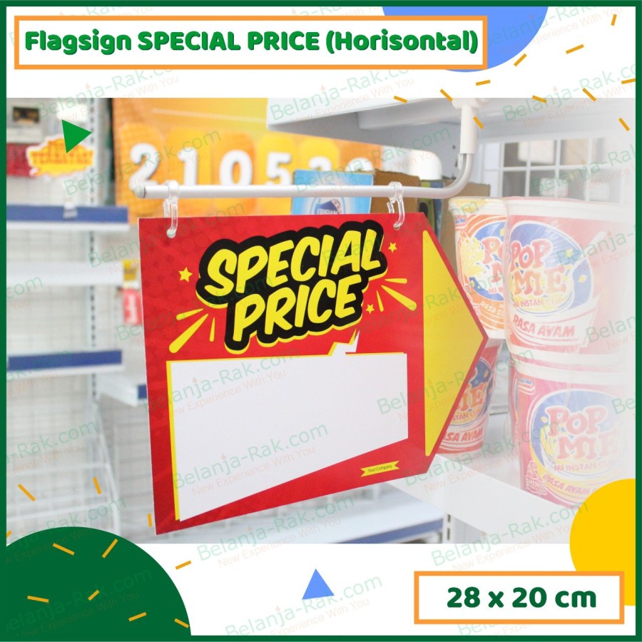 

Flagsign SPECIAL PRICE (Horizontal)