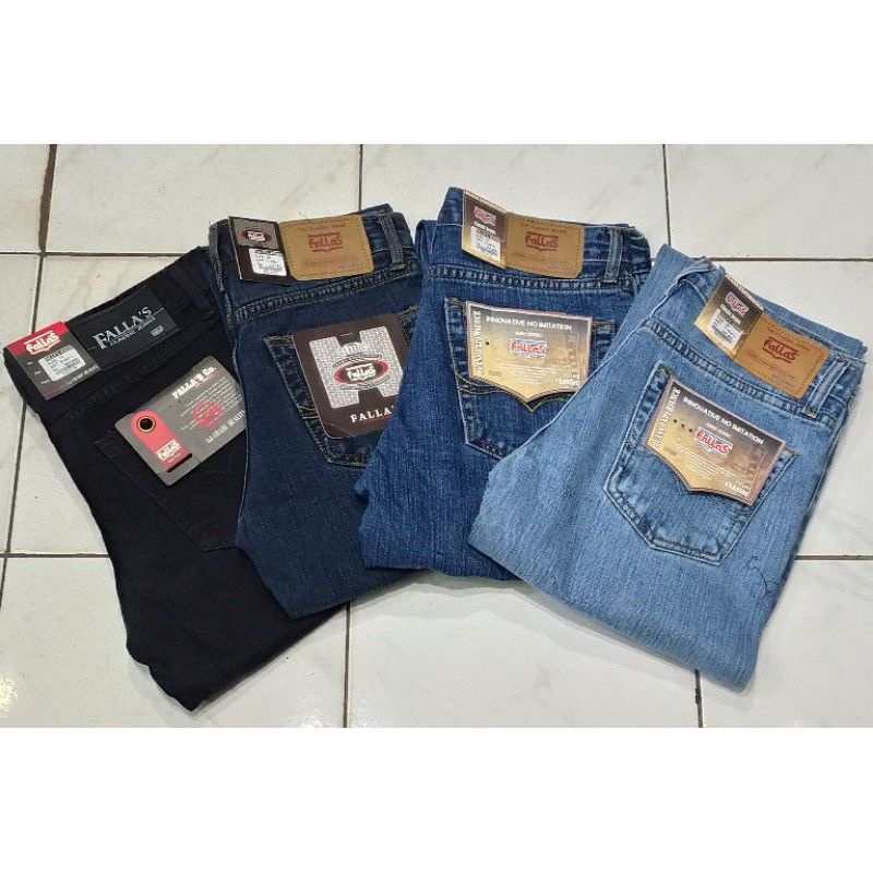 Jeans Fallas standar original//celana fallas ori//celana Fallas pria//Seroja fashion