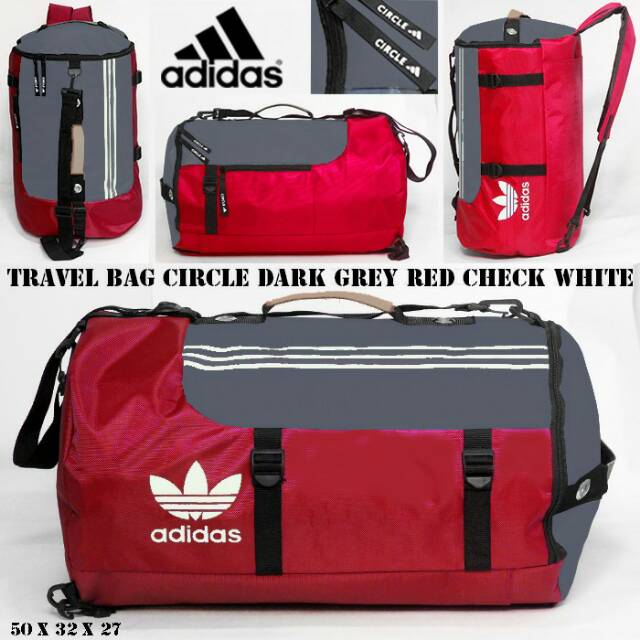 Travel Bag Adidas Circle . Tas Travel . Tas Baju . Tas Serbaguna