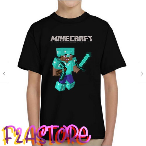 Kaos Baju Anak laki minecraft-pocket-edition-lego F2Astore - 2