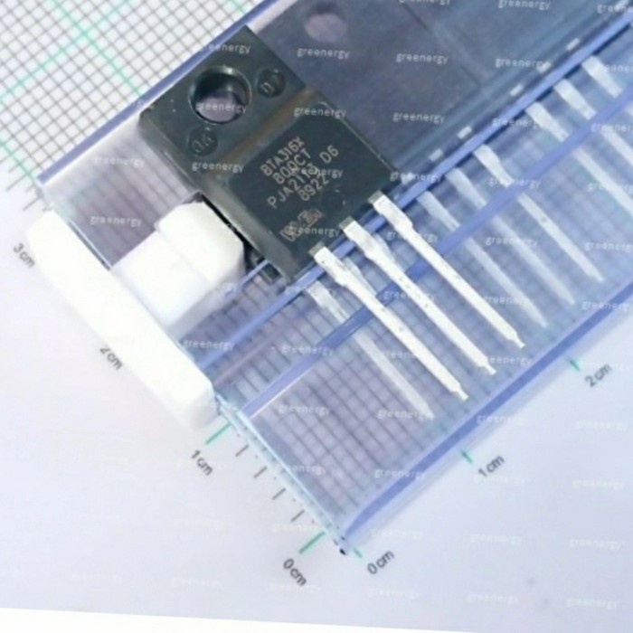 Transistor BTA316X BTA-316 BTA316X 800CT 800 bagus TRIAC BTA316 HFZSL27