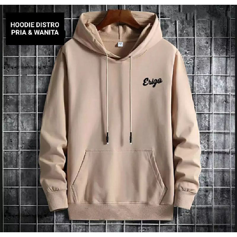 Sweater Hoodie Distro Murah Logo Simple Oversize | Hoodie Cowok &amp; Cewek