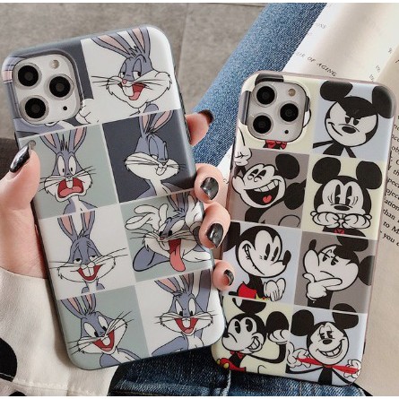 Loney &amp; mickey Hardcase Fullprint iphone 11 samsung s20 ultra asus sony z2 huawei xiaomi realme