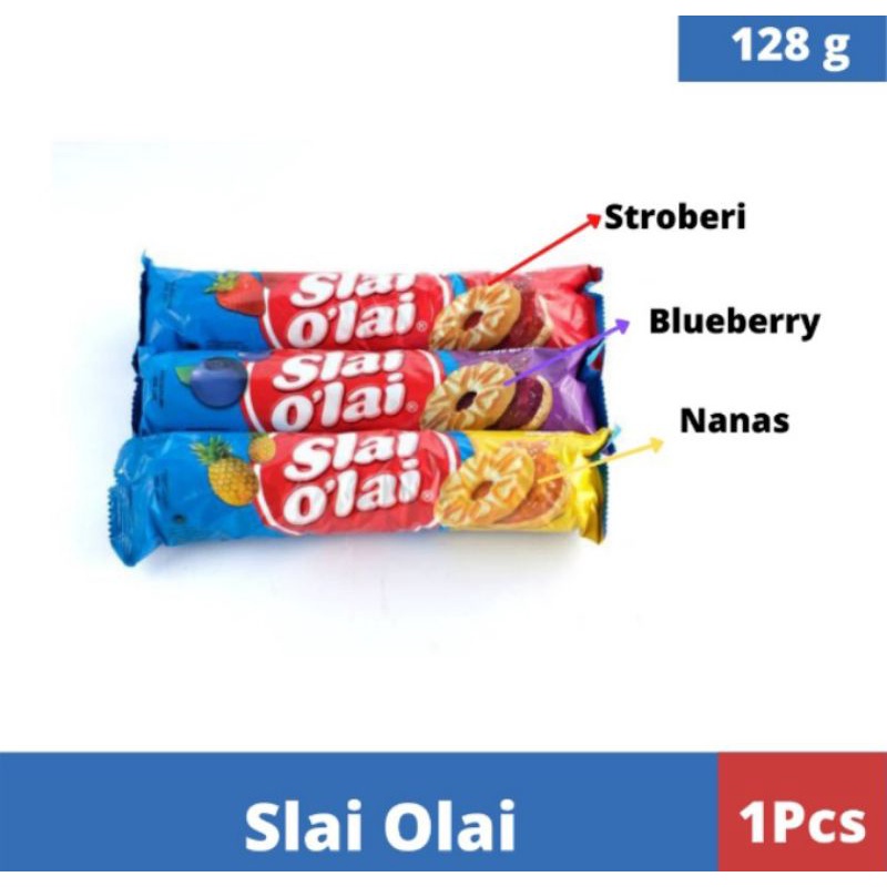 

ROMA SLAI O'LAI BLUEBERRY / STRAWBERRY / NENAS 128gr