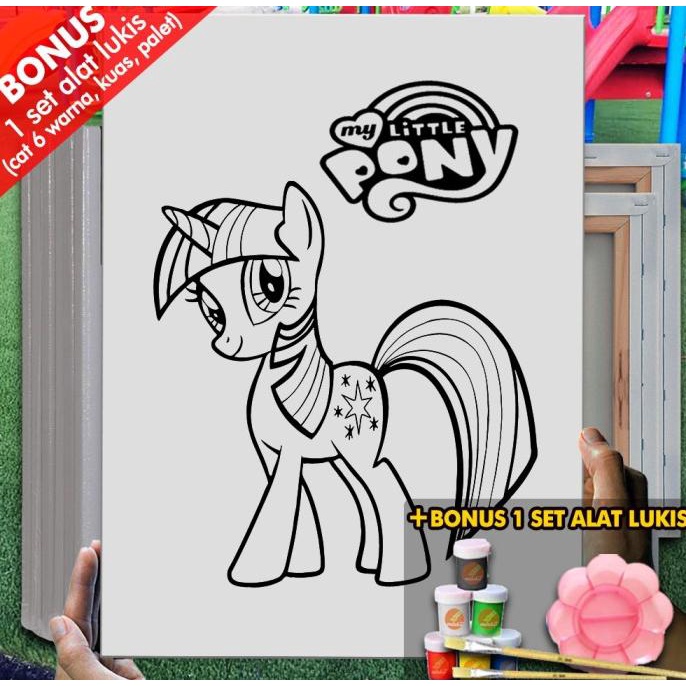 

Kanvas Gambar Ma Little Pony 30x40 cm MEL1113