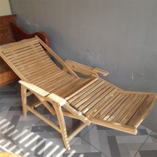 Kursi Santai Ayun Pantai Furniture Minimalis Kayu Jati Kursi Santai Ayun Pantai Furniture Minimalis Kayu Jati