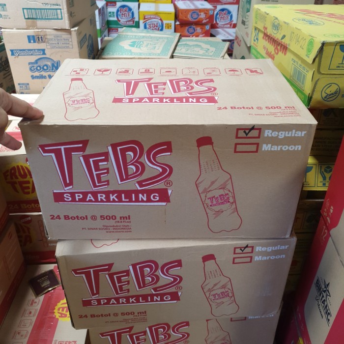 

CTN 24*500ML - TEBS PET 500ML / TEH WITH SHOCKING SODA / GOJEK ONLY atayatoko
