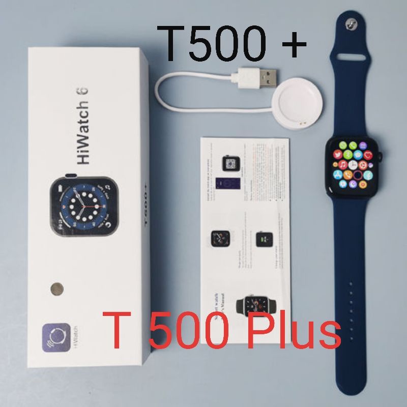 Jam Tangan Smartwatch T500 + Plus Hiwatch Pria / Wanita