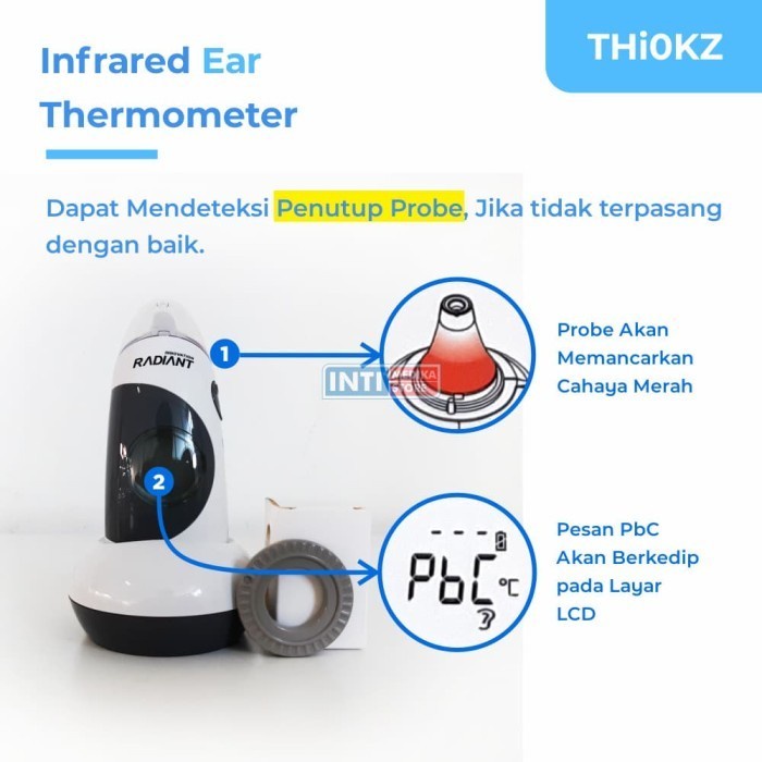 Radiant - Infrared Thermometer Thi0Kz Termometer Digital Infrared #98