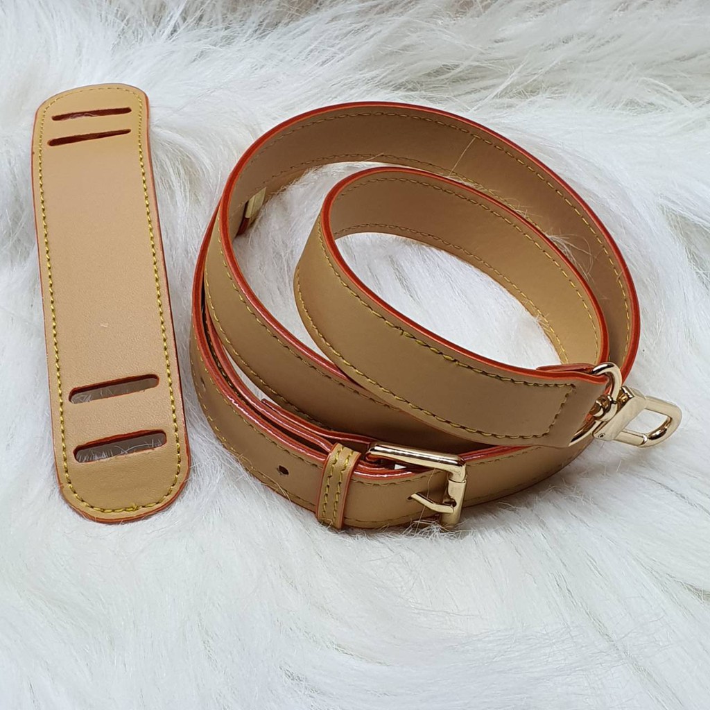 bagstrap L*V bandou Leather 2.3 cm tali tas panjang fashion strap tas