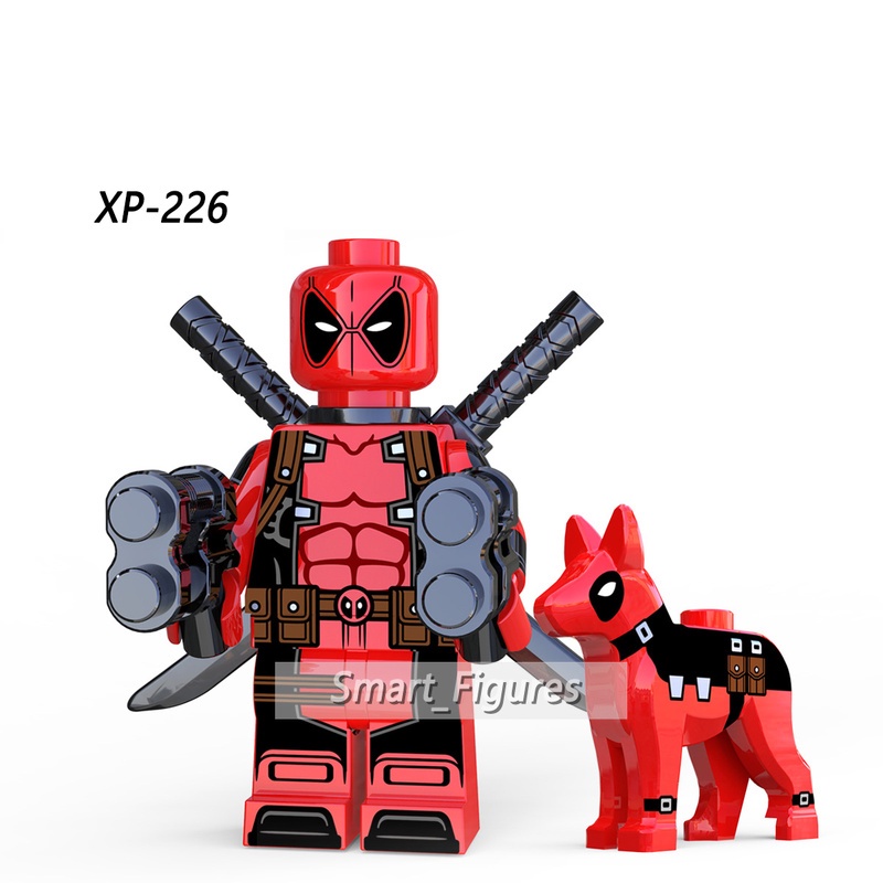 Mainan Action Figure Mini Figure Deadpool Marvel Super Heros KT1030 Untuk Koleksi / Hadiah Anak