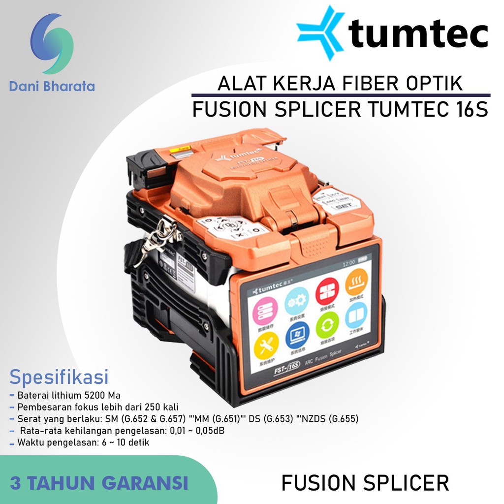 Fusion Splicer TUMTEC FST-16S TUMTEC FST 16S 100% ORIGINAL TUMTEC 16S
