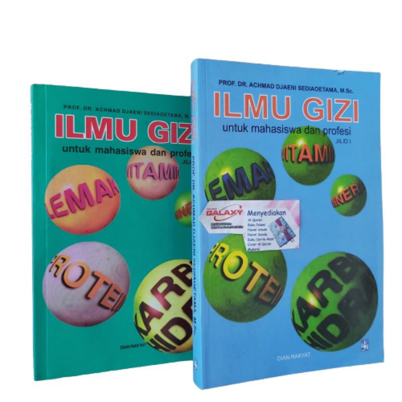 

Ilmu Gizi Jilid 1 jilid 2 Achmad Djaeni Sediaoetama