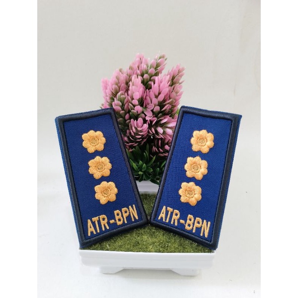 Pangkat Pdh ATR - BPN 4B Kain Bordir
