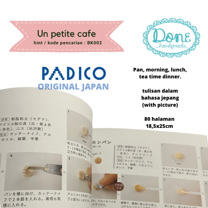 Done Handymade book collection miniature JAPAN Un petite cafe BK002