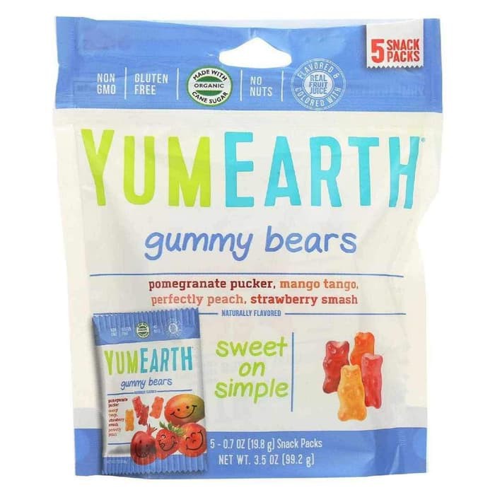 

[ Harga Promo ] 5 Packs Yumearth Organic Gummy Bears / Organic Candy / Permen Organic