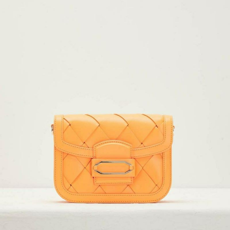 PDRO Braided Textured Shoulder Bag