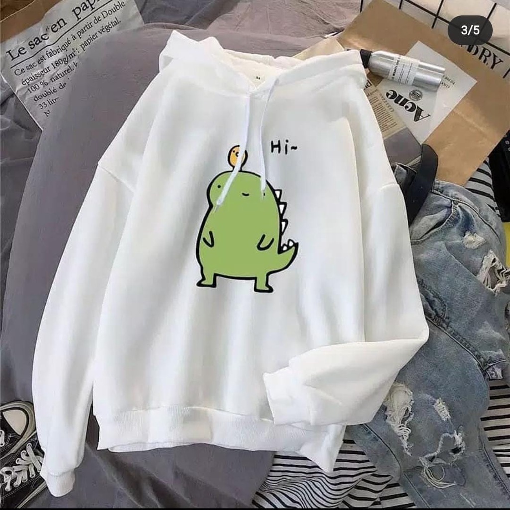 Hoodie Sweater Jumper hi Dino
