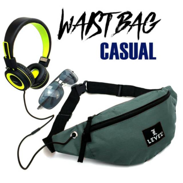 waistbag casual level multiguna