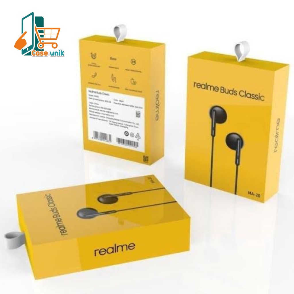 BM061 Headset Hf earphone realme BUDS Classic ORIGINAL SUPERBASS realme 5 C20 C21y c25 C2 C3 C11 CS3152